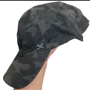 Lululemon gray Camo Running Hat Lightweight Performance Cap One Size